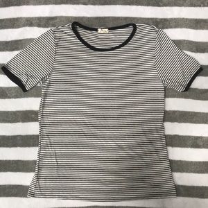 Black, grey, and white tee from TjMaxx